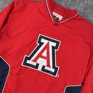 Vintage 58 Sports NCAA University of Arizona Pullover Lined Windbreaker Medium